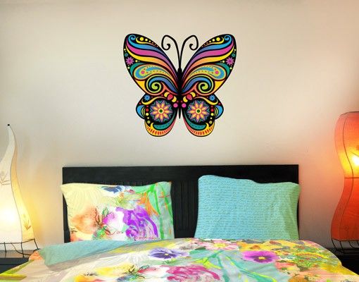 Adesivi murali farfalle No.BP22 Farfalla Mandala