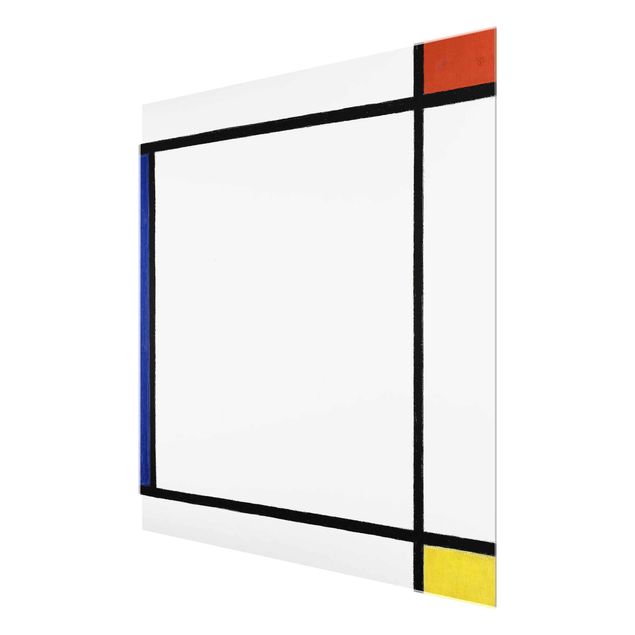 Riproduzione quadri famosi Piet Mondrian - Composizione III con rosso, giallo e blu
