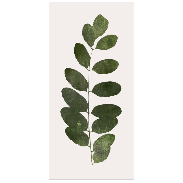 Tenda a pannello - Mondo vegetale grafico - Verde scuro - 250x120cm
