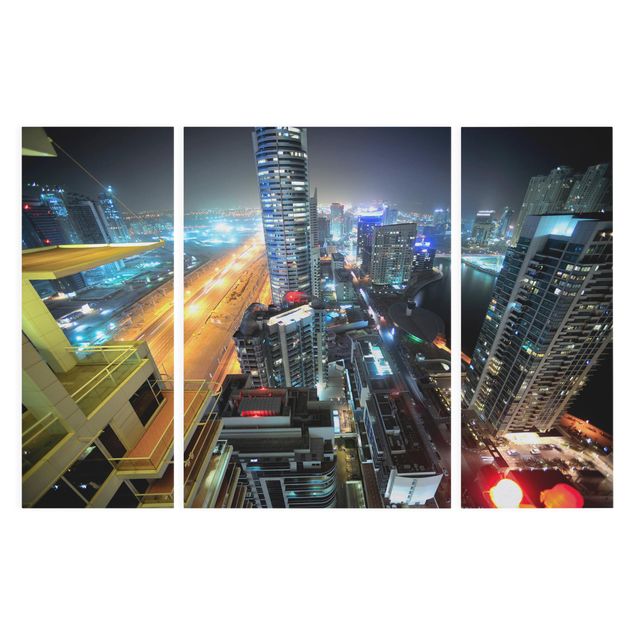 Stampe su tela città Luci di Dubai
