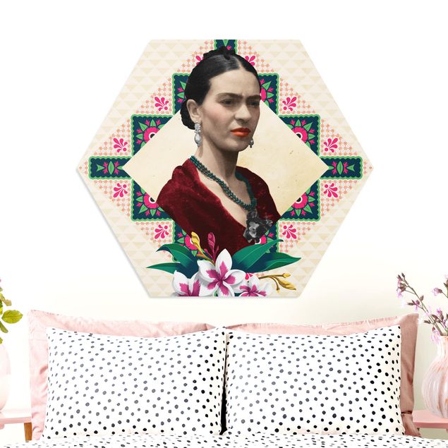 Riproduzioni Frida Kahlo - Fiori e geometria