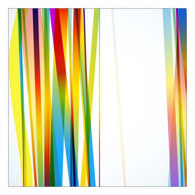 Carta adesiva per mobili IKEA - Lack Tavolino Rainbow Stripes