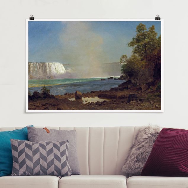 Romanticismo quadri Albert Bierstadt - Cascate del Niagara