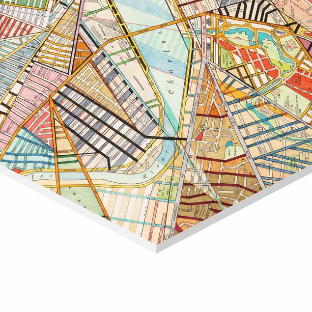 Esagono in forex - mappe moderna Boston - Montreal - St. Louis