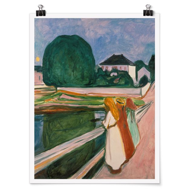 Quadri paesaggistici Edvard Munch - Notte bianca
