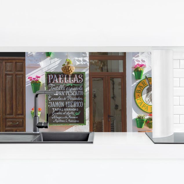 Pellicola adesiva Bar de Tapas con vasi di fiori