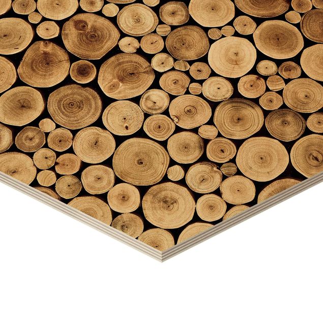 Esagono in legno - Homey Firewood