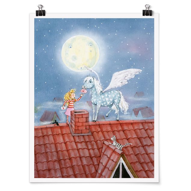 Poster con animali Magia Pony di Marie