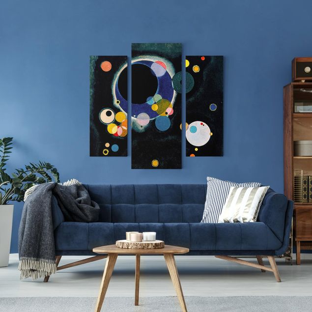Quadro su tela componibile Wassily Kandinsky - Schizzo di cerchi