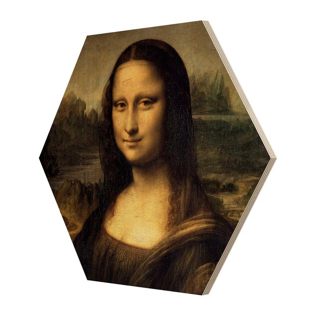 Stampe su legno Leonardo da Vinci - Monna Lisa