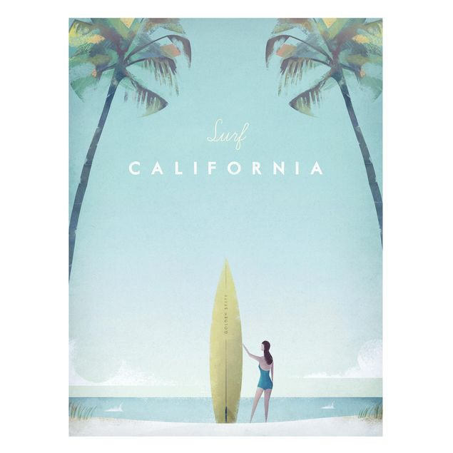 Quadri di mare Poster di viaggio - California