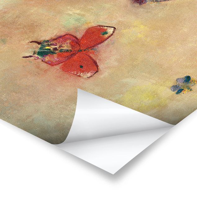 Quadri colorati Odilon Redon - Farfalle colorate