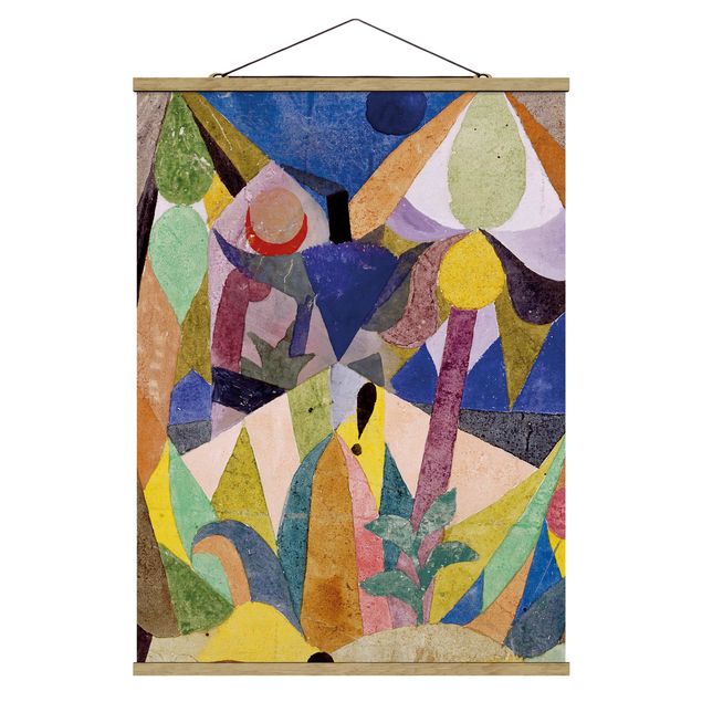 Quadri moderni   Paul Klee - Paesaggio mite tropicale
