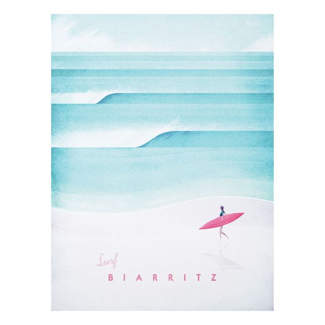 Quadro paesaggio Poster di viaggio - Biarritz