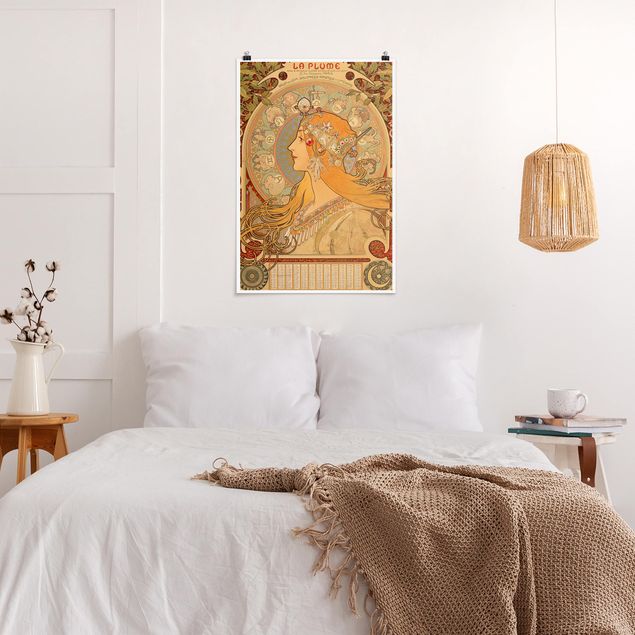 Stile di pittura Alfons Mucha - Zodiaco