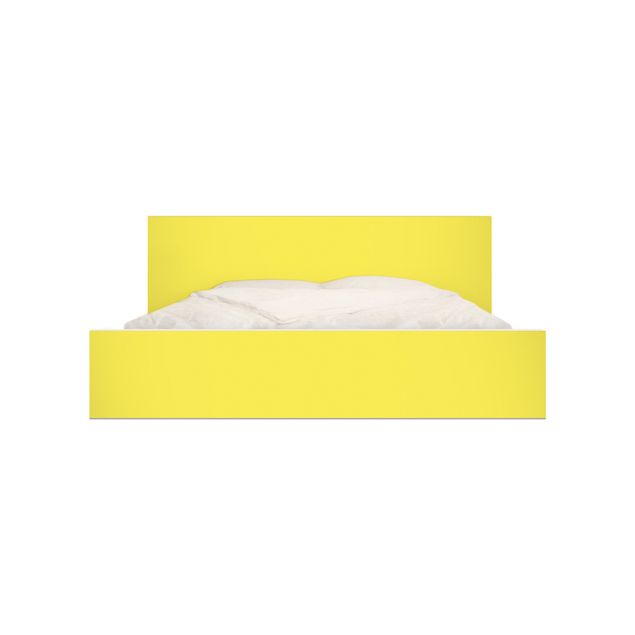 Pellicole adesive per mobili letto Malm IKEA Colore Giallo limone