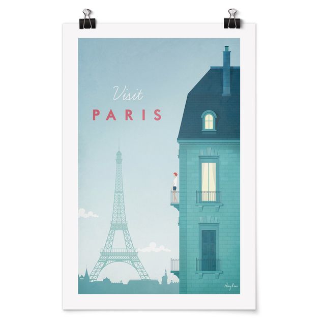 Riproduzioni quadri famosi Poster di viaggio - Parigi