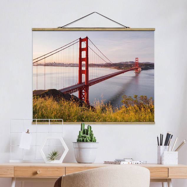 Quadri moderni per arredamento Ponte del Golden Gate a San Francisco