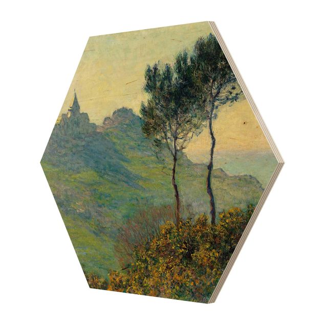 Stampe Claude Monet - La chiesa di Varengeville al sole della sera