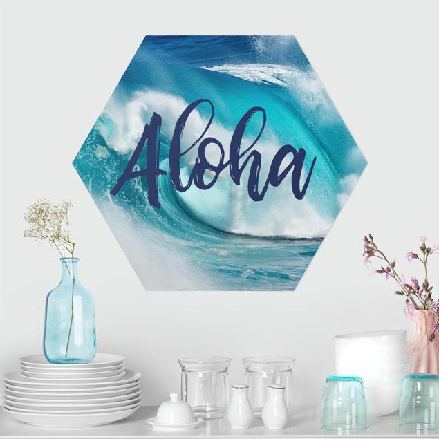 Quadri con frasi Aloha