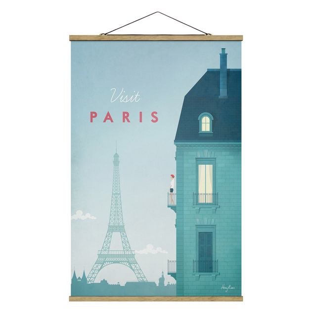 Quadri skyline  Poster di viaggio - Parigi