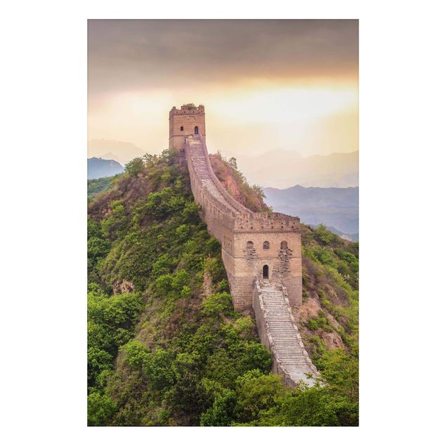 Quadro montagna La muraglia infinita della Cina