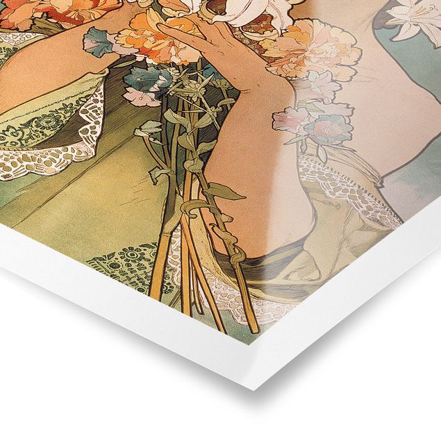 Quadri con fiori Alfons Mucha - Fiore