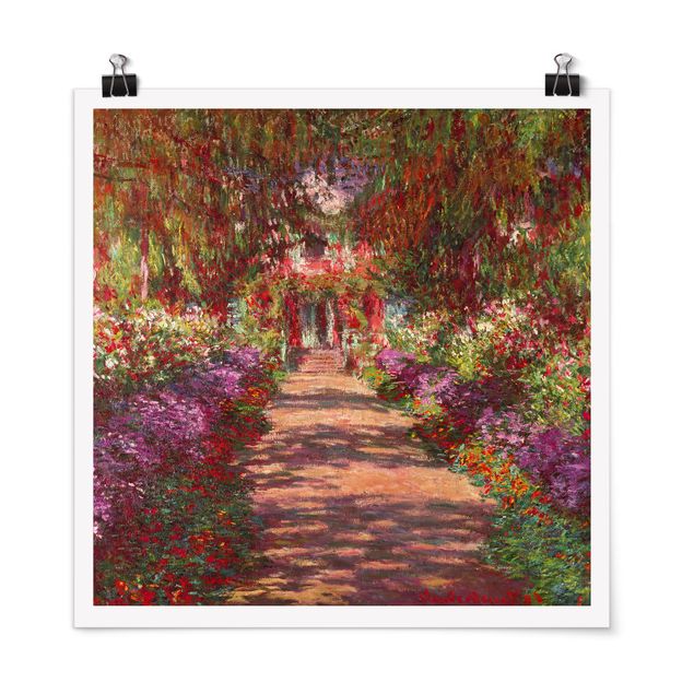 Correnti artistiche Claude Monet - Sentiero nel giardino di Monet a Giverny