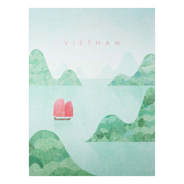 Quadri moderni per arredamento Campagna turistica - Vietnam