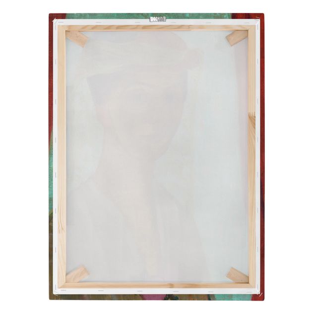 Quadri Paula Modersohn Becker Paula Modersohn-Becker - Autoritratto con cappello e velo