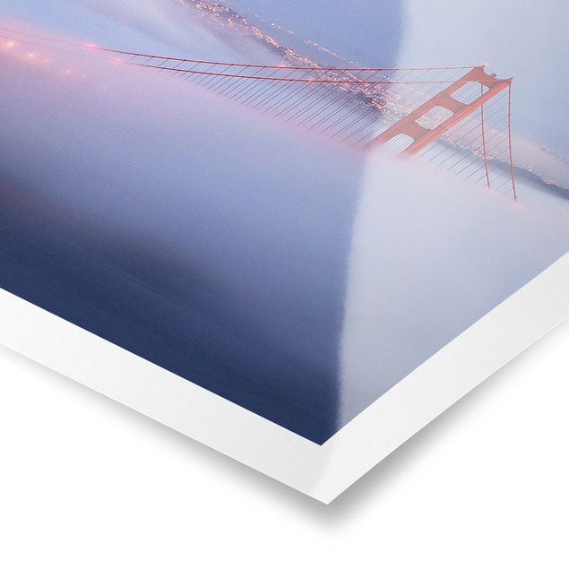 Poster - Golden Gate Bridge di San Francisco - Orizzontale 3:4
