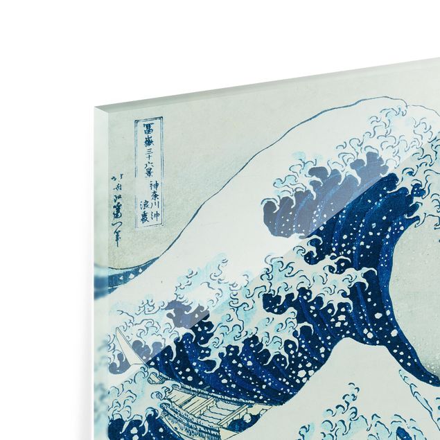 Paraschizzi con paesaggio Katsushika Hokusai - La grande onda di Kanagawa