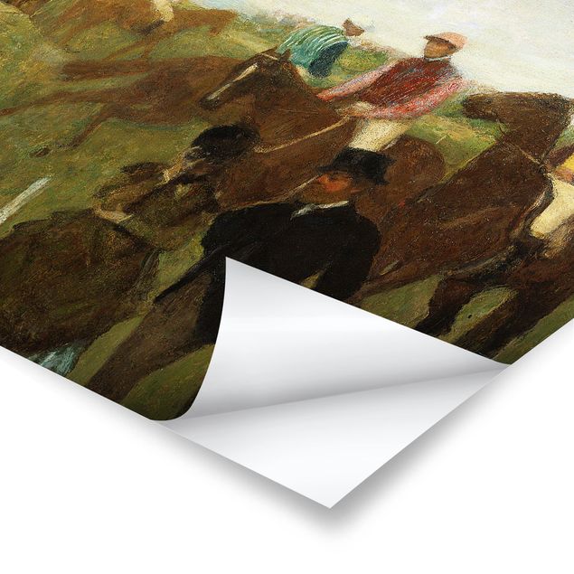 Poster quadri famosi Edgar Degas - Fantini sulla pista da corsa