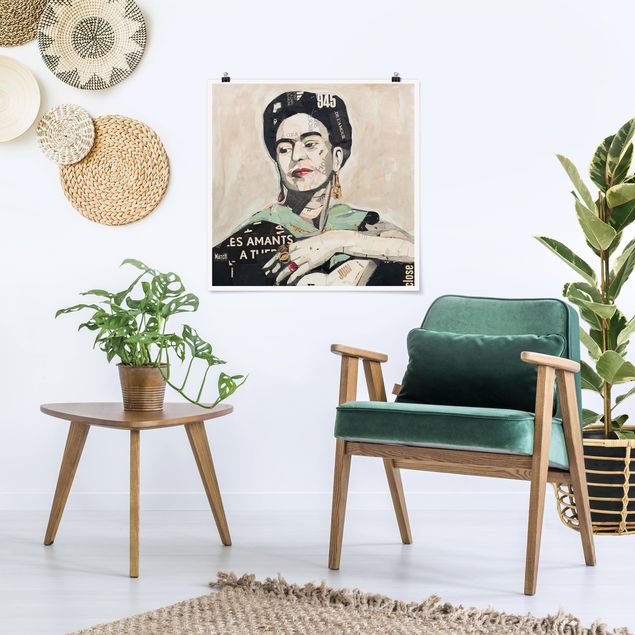 Riproduzioni quadri famosi Frida Kahlo - Collage n.4