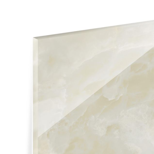 Paraschizzi in vetro - Onyx Marble Cream