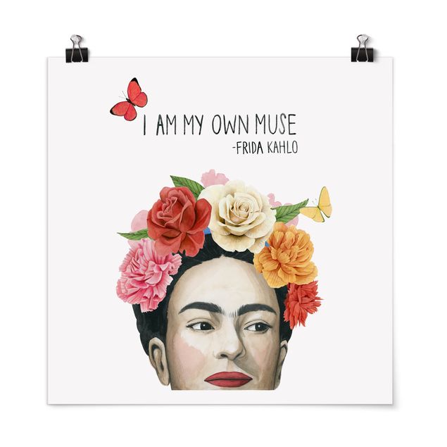 Quadri con frasi Pensieri di Frida - Musa