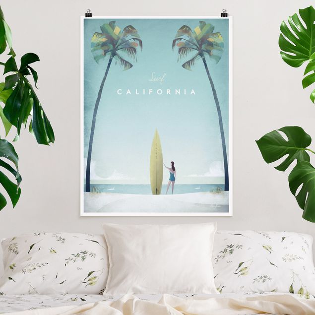 Quadri di mare Poster di viaggio - California