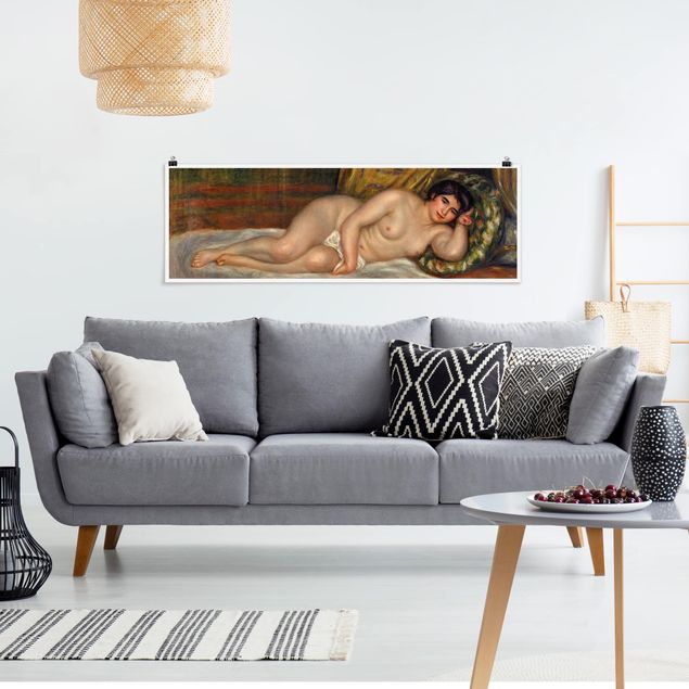 Stile di pittura Auguste Renoir - Nudo femminile disteso (Gabrielle)
