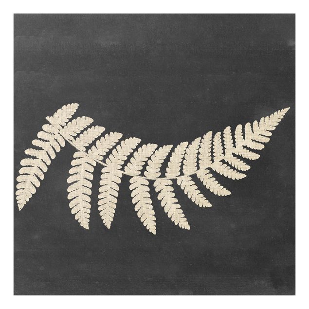Paraschizzi in vetro - Fern With Linen Structure IV