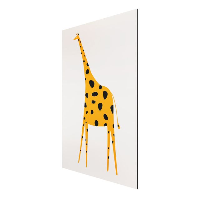 Quadro giraffa Giraffa gialla