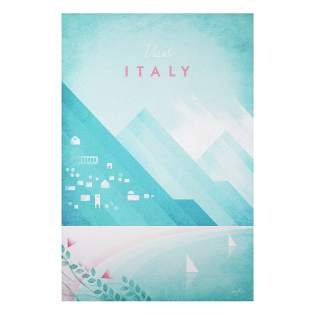 Quadri montagne Poster di viaggio - Italia