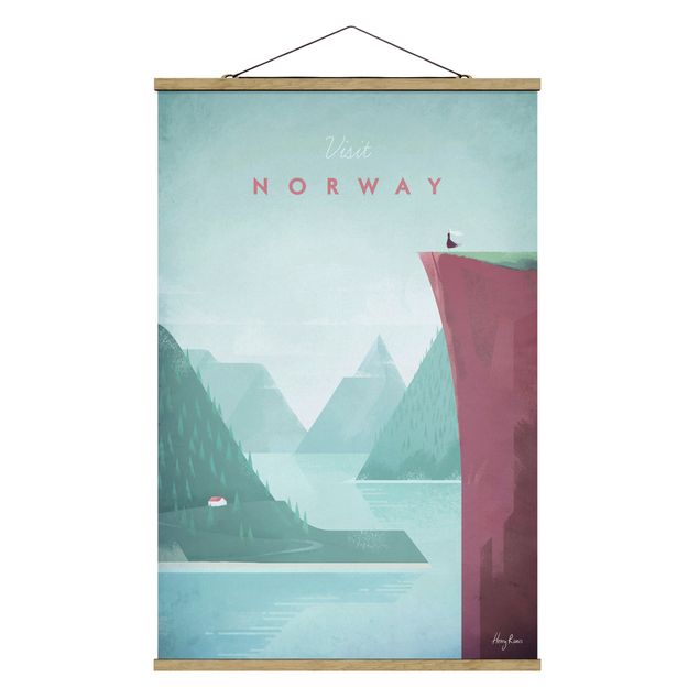 Riproduzioni quadri famosi Poster di viaggio - Norvegia