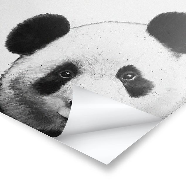 Quadri Laura Graves Art Illustrazione - Panda Disegno in bianco e nero