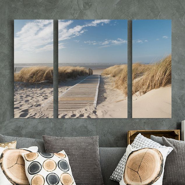 Quadri su tela con spiaggia Spiaggia del Mar Baltico