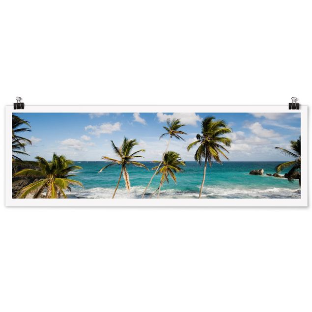 Poster con spiaggia Spiaggia di Barbados