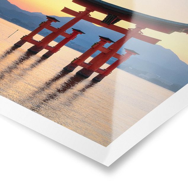 Quadri natura Torii a Itsukushima