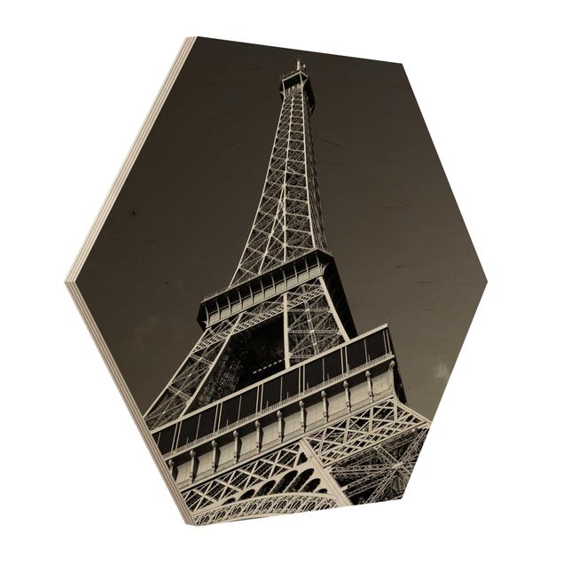 Esagono in legno - Torre Eiffel