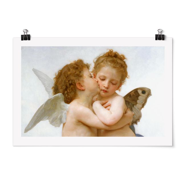 Riproduzione quadri famosi William Adolphe Bouguereau - Il primo bacio