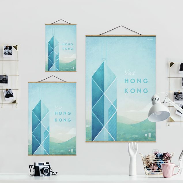 Quadri Henry Rivers Poster di viaggio - Hong Kong