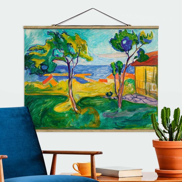 Quadri espressionismo Edvard Munch - Il giardino di Åsgårdstrand